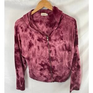 NWOT Baea tie dye zip up hoodie S